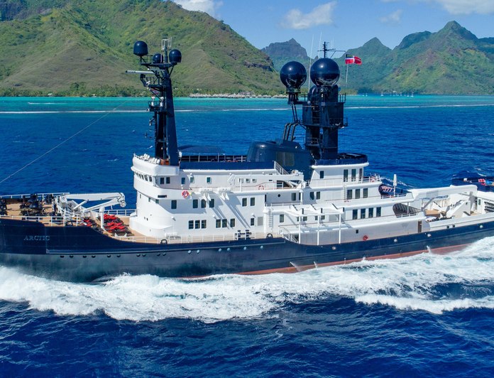 ARCTIC yacht — 87.58m Schichau Unterweser motor yacht