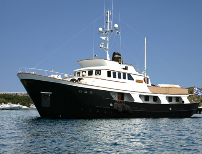 DAUNTLESS yacht — 34.14m Kristiansands Mekver motor yacht